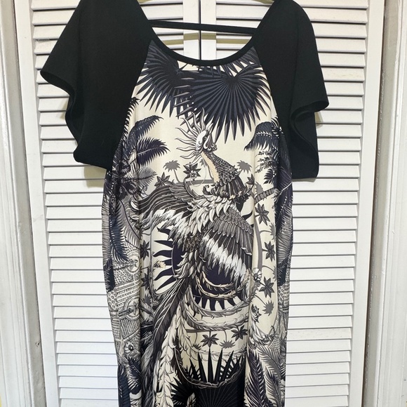 Hermes Gaultier era. Phoenix silk dress - Picture 1 of 5